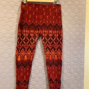 LulaRoe OS Aztec Inspired Leggings